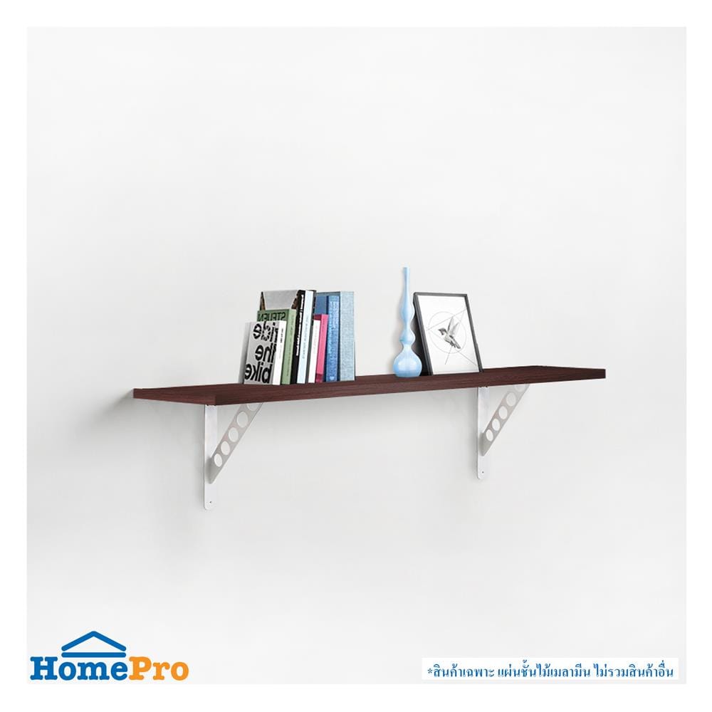 แผ่นชั้นไม้เมลามีน STACKO 80x20x1.6 ซม. สีวินเทจ ทีค