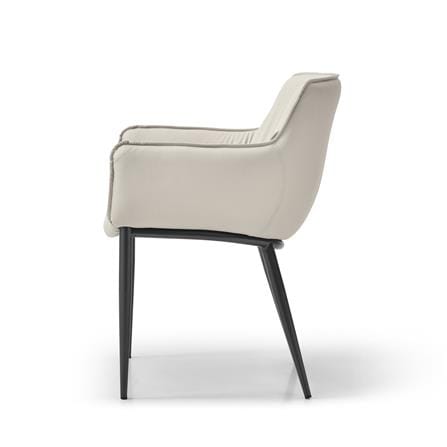 เก้าอี้ห้องอาหาร BENETTA SIENA PU สีเทา_4