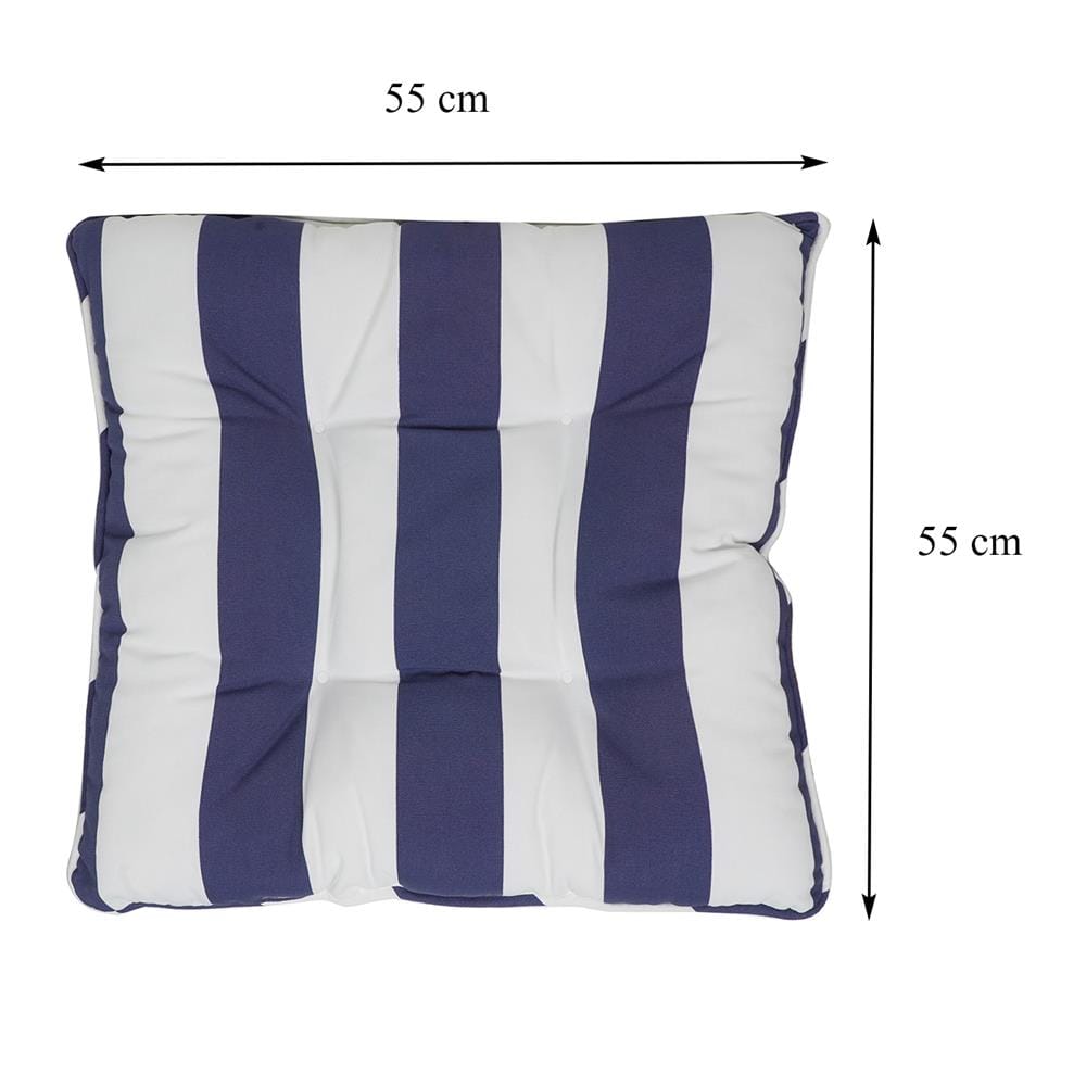 เบาะรองนั่ง HOME LIVING STYLE BARO 22X22 นิ้ว สีน้ำเงิน