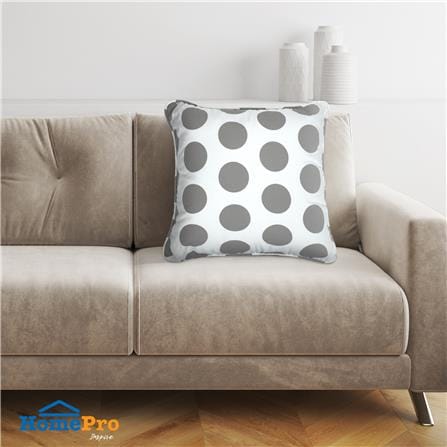 หมอนอิง HOME LIVING STYLE DOTTA 24X24 นิ้ว สีเทา_5