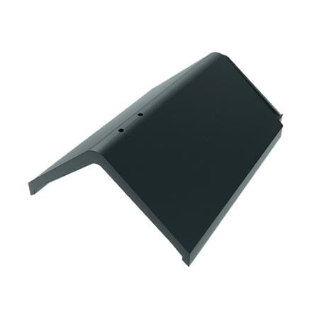 ครอบสันหลังคา แผ่นเรียบ DURAONE 24x39x22.4 ซม. สีเทาบารมี_0