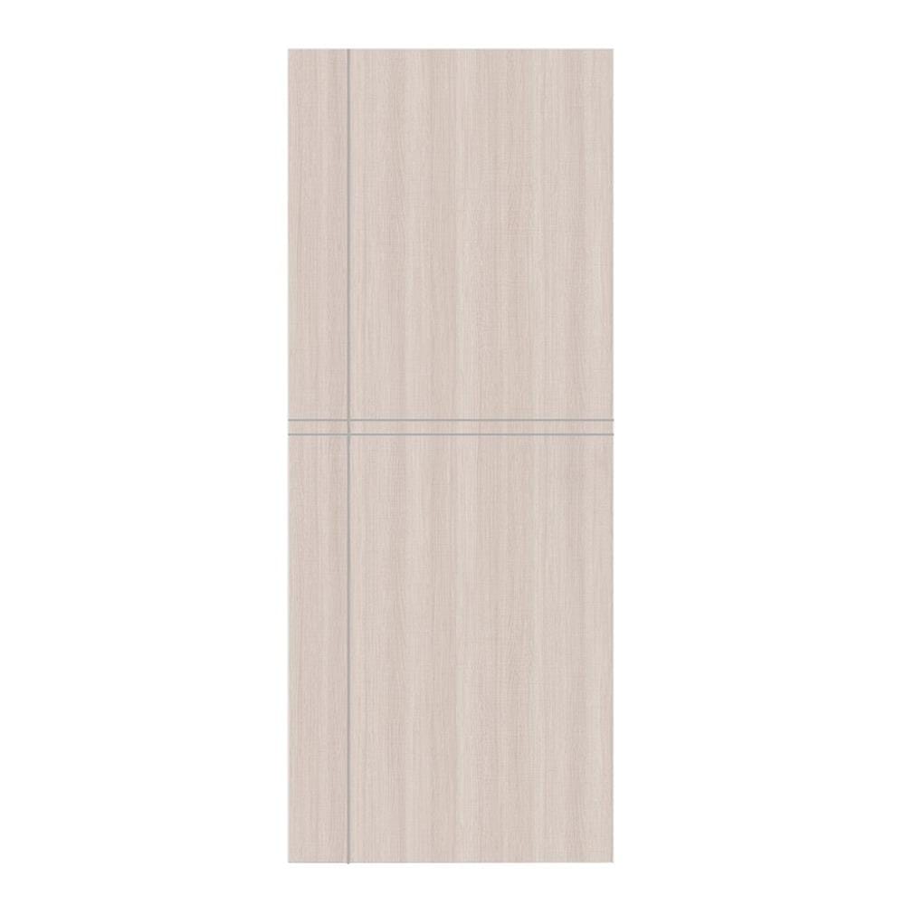 ประตูภายในเมลามีน AZLE L-03 80X200 ซม. สีเทา ไม่เจาะลูกบิด