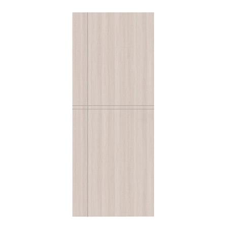 ประตูภายในเมลามีน AZLE L-03 80X200 ซม. สีเทา ไม่เจาะลูกบิด