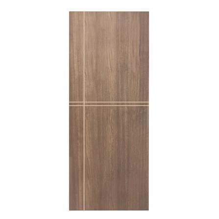 ประตูภายในเมลามีน AZLE L-03 80X200 ซม. สีน้ำตาล ไม่เจาะลูกบิด