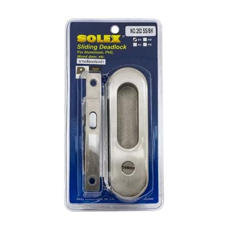 มือจับบานเลื่อนห้องน้ำ SOLEX 252 สีสเตนเลส_3