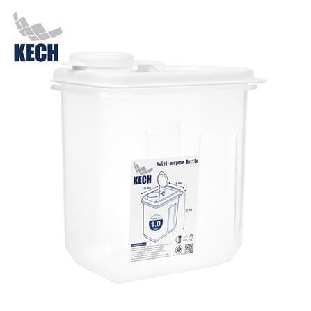 ขวดโหล PP ฝาดึง KECH CLOUD 1 ลิตร สีใส_0
