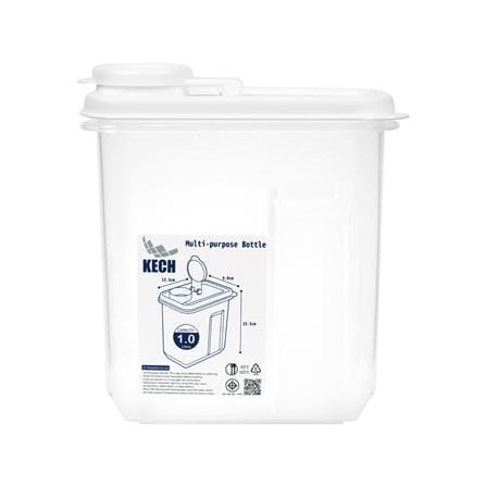 ขวดโหล PP ฝาดึง KECH CLOUD 1 ลิตร สีใส_2
