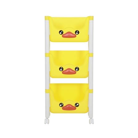 ชั้นวาง 3 ชั้น STACKO KID DUCK 38x25x84 ซม. สีเหลือง_2