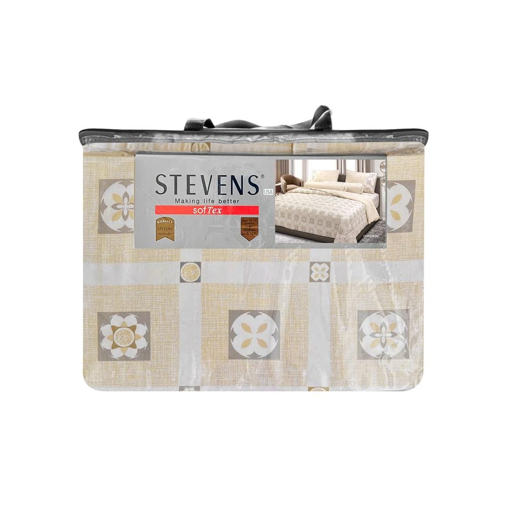 ชุดผ้าปูที่นอน 3.5 ฟุต 4 ชิ้น STEVENS SOFTEX DM14