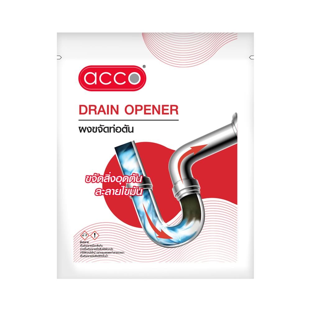 ผงขจัดท่อตันชนิดซอง ACCO 65 กรัม