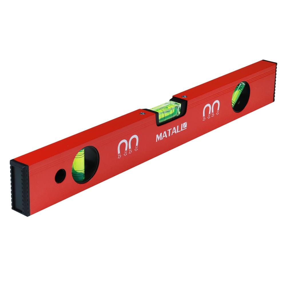 ระดับน้ำอะลูมิเนียมแถบแม่เหล็ก MATALL BOX 16 นิ้ว