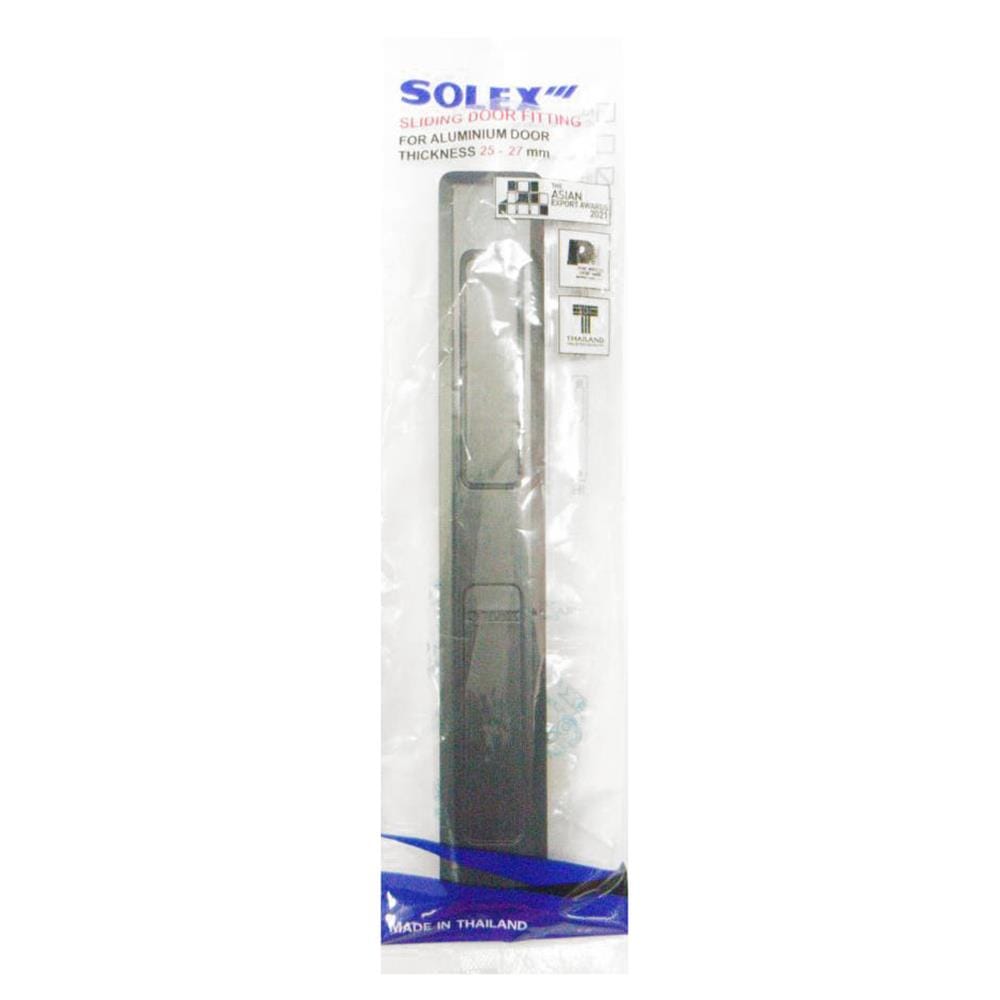 มือจับบานเลื่อน ด้านนอก SOLEX EH สีดำ