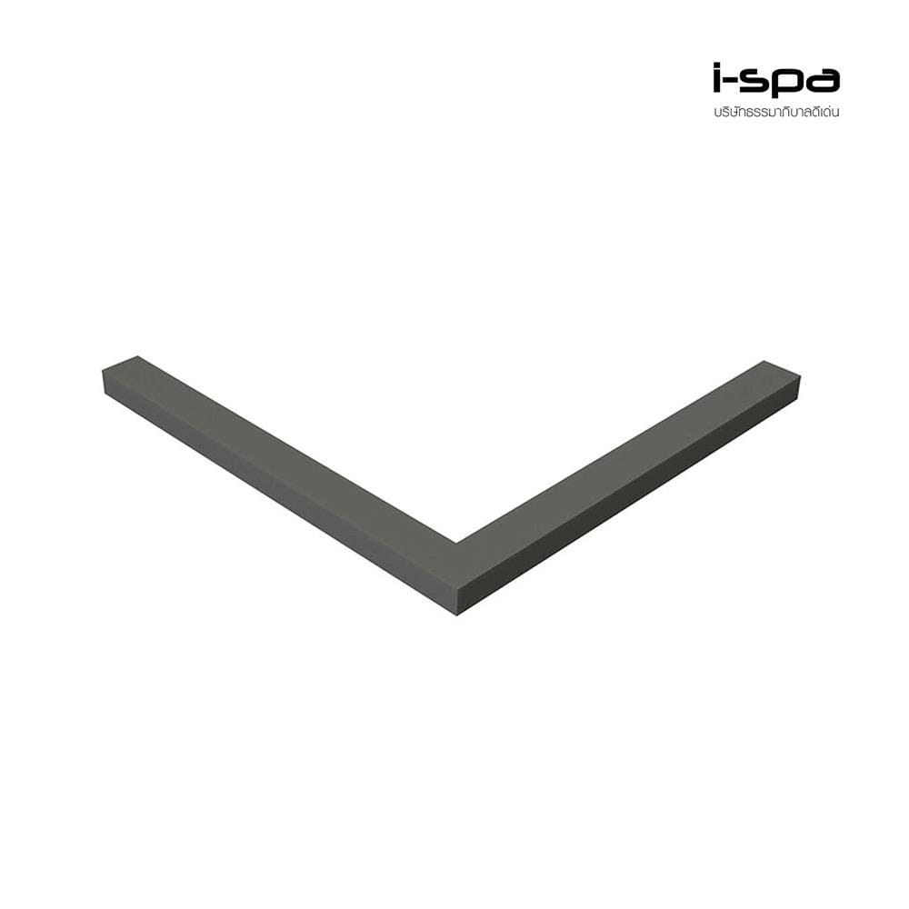 ธรณีเทียม I-SPA I-ST-SQU90-BK 90X90 ซม. สีดำ