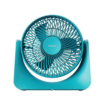 พัดลมพกพา 8 นิ้ว HATARI CYCLONE MAX สีฟ้า