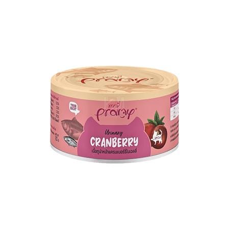 อาหารเปียกแมว PRAMY TUNA MEAT TOPPING CRANBERRY IN JELLY 80 ก._0