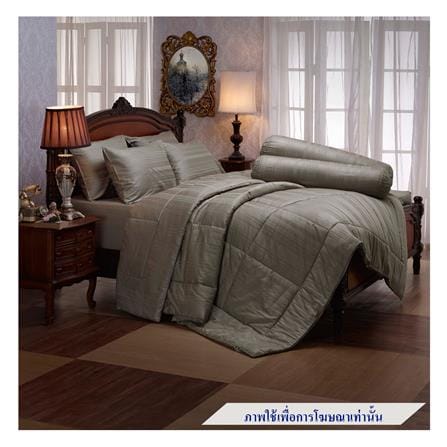 ชุดผ้าปูที่นอน 5 ฟุต 5 ชิ้น JESSICA STRIPE 20075-STONE GRAY_0