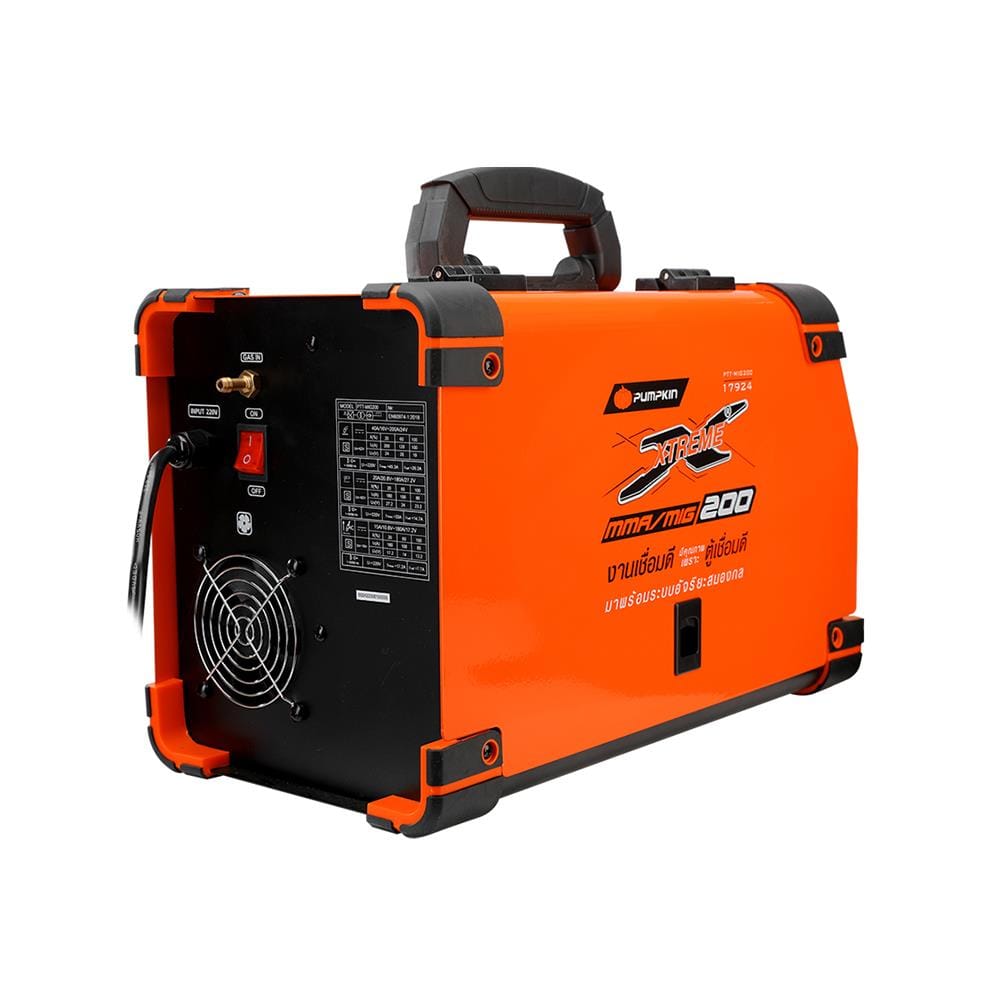 เครื่องเชื่อม INVERTER PUMPKIN XTREME MMA/MIG200 PTT-MIG200