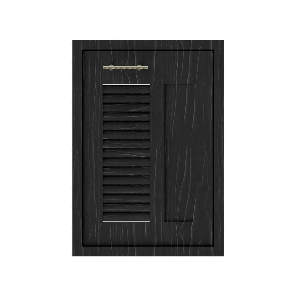 บานซิงค์เดี่ยวเกล็ดผสม JUPITER GLORY OAK 47x67 ซม. สีดำ