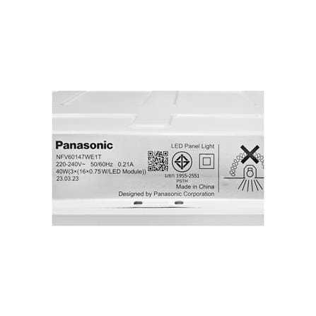 โคมฝังฝ้า LED PANASONIC PANEL NFV60147WE1T 40 วัตต์ 30X120 ซม. DAYLIGHT_5