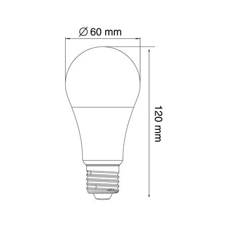 หลอด LED LUMAX ECO PLUS 12 วัตต์ DAYLIGHT E27 แพ็ก 4 ชิ้น_6