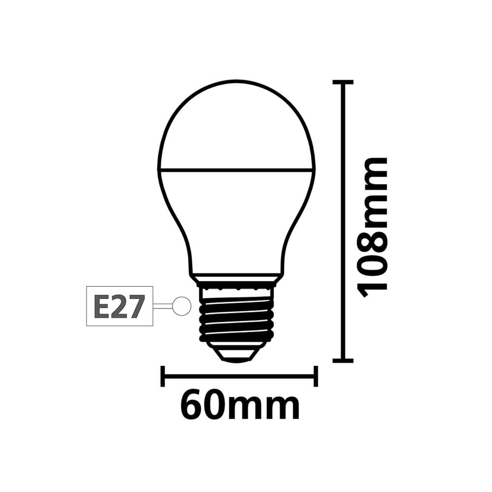 หลอด LED SYLVANIA BASIC PLUS 11 วัตต์ DAYLIGHT E27 แพ็ก 4 ชิ้น