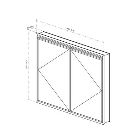 บานซิงค์คู่ STARMARK BRIX 80x60 ซม. WOOD_3