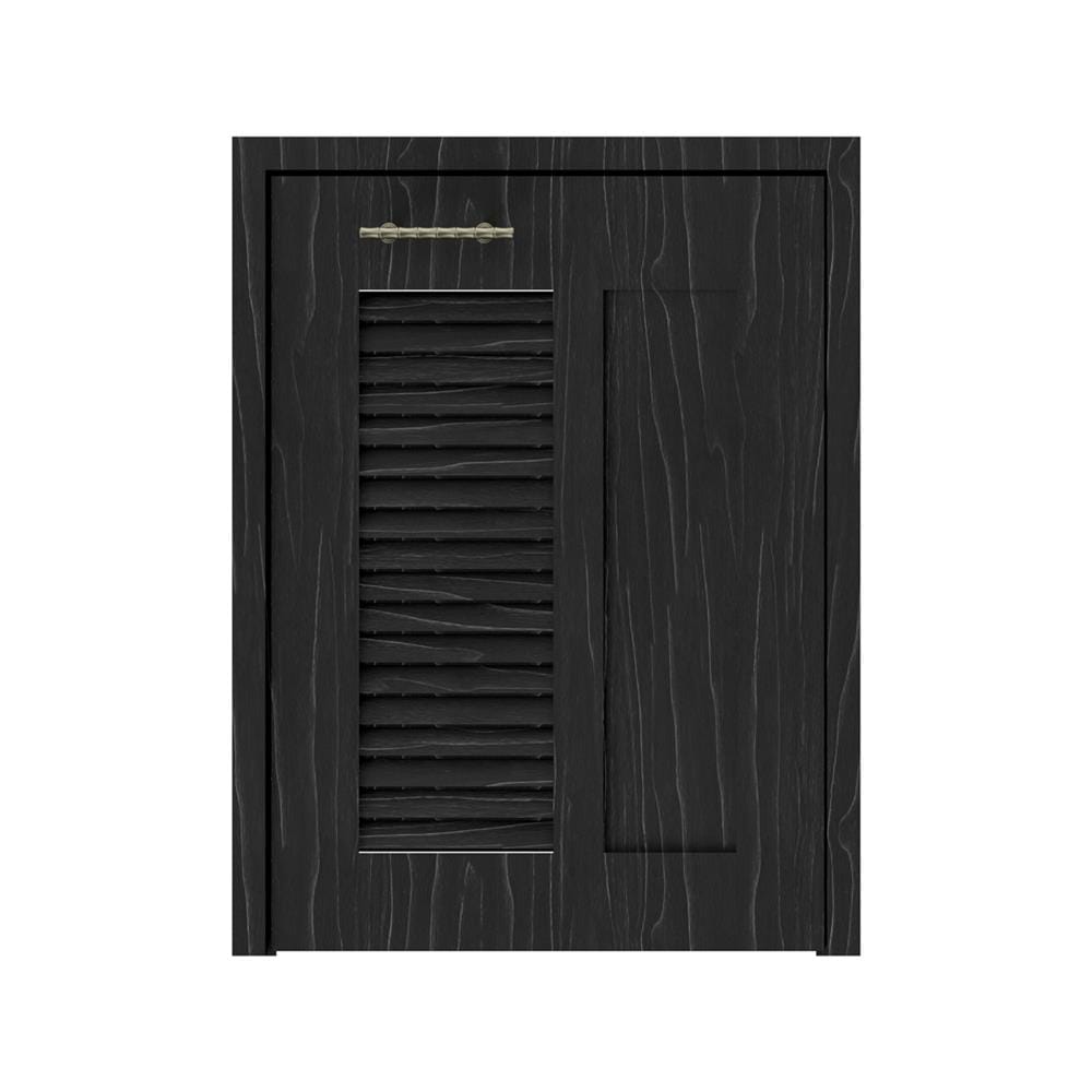 บานถังแก๊สเกล็ดผสม JUPITER GLORY OAK 57x74 ซม. สีดำ