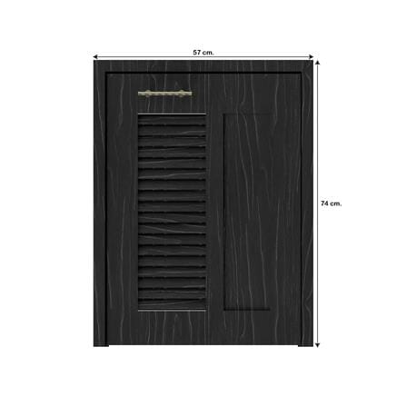 บานถังแก๊สเกล็ดผสม JUPITER GLORY OAK 57x74 ซม. สีดำ_3