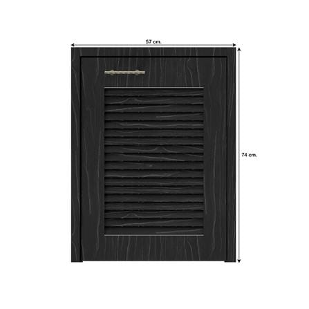 บานถังแก๊สเกล็ดเต็ม JUPITER GLORY OAK 57x74 ซม. สีดำ_3