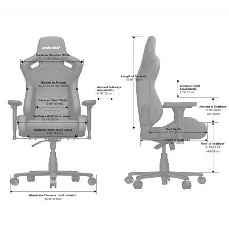 เก้าอี้เกมมิ่ง ANDA SEAT KAISER FRONTIER SIZE XL สีแดง_4