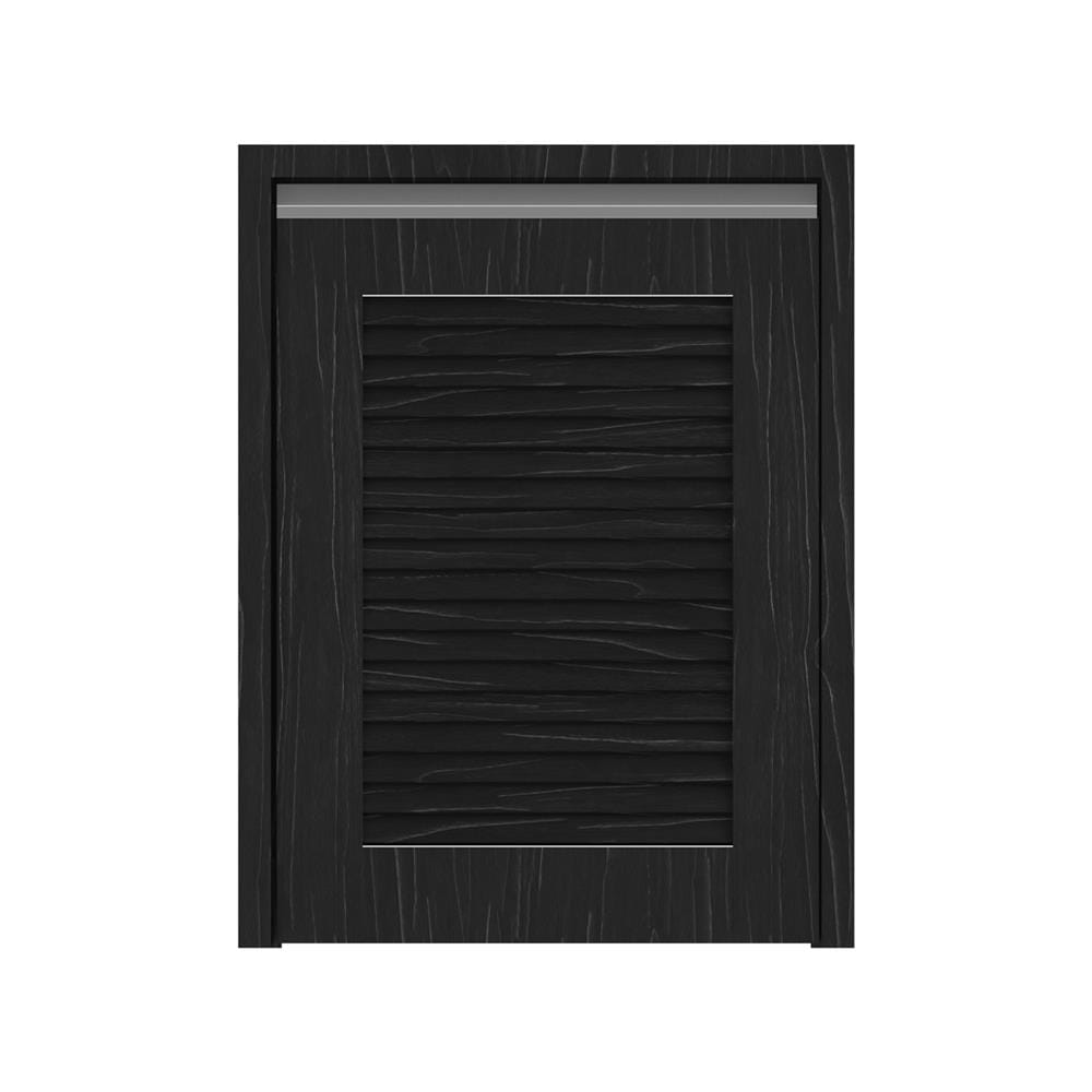 บานถังแก๊สเกล็ดเต็ม JUPITER CHACOAL OAK 57x74 ซม. สีดำ