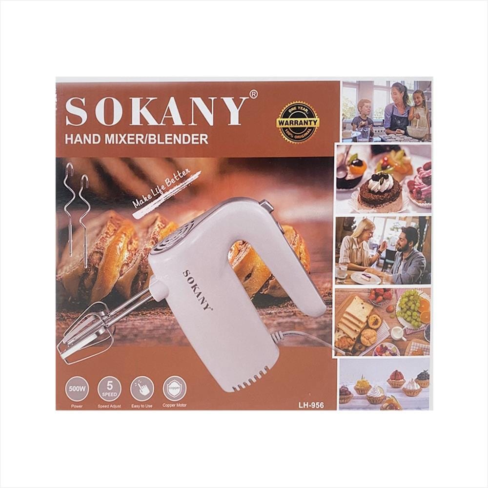 เครื่องผสมอาหาร SOKANY LH-956 สีขาว