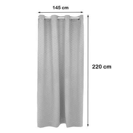 ผ้าม่าน EYELET HOME LIVING STYLE QUARRY UV 145X220 ซม. สีเทา_10