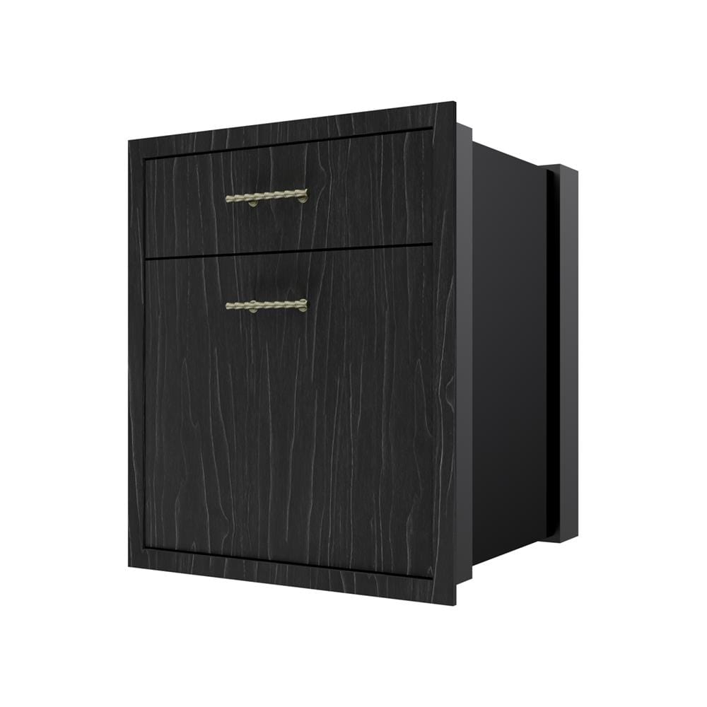 ตู้ลิ้นชัก 2 ชั้น JUPITER GLORY OAK 57x67 ซม. สีดำ