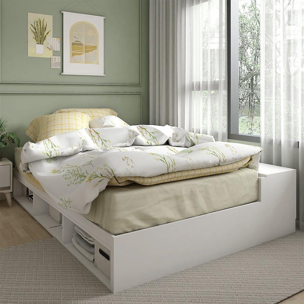 เตียง 3.5 ฟุต KONCEPT FANTASY 19209405 สีขาว
