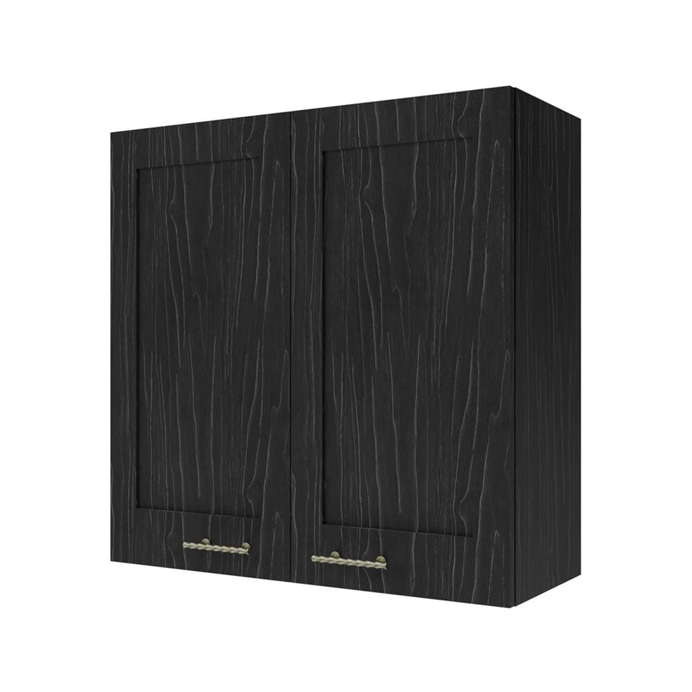 ตู้แขวนคู่ JUPITER GLORY OAK 80x80 ซม. สีดำ