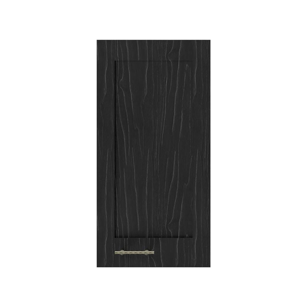 ตู้แขวนเดี่ยวบานเปิดขวา JUPITER GLORY OAK 40x80 ซม. สีดำ