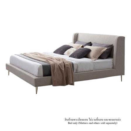 เตียง 6 ฟุต SB FURNITURE FLAVIO 19212616 สีเทา_0
