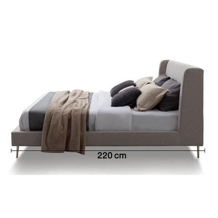เตียง 6 ฟุต SB FURNITURE FLAVIO 19212616 สีเทา_10