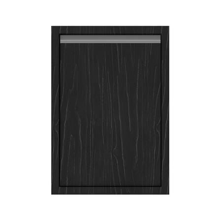 บานซิงค์เดี่ยวเรียบ JUPITER CHACOAL OAK 47x67 ซม. สีดำ_0