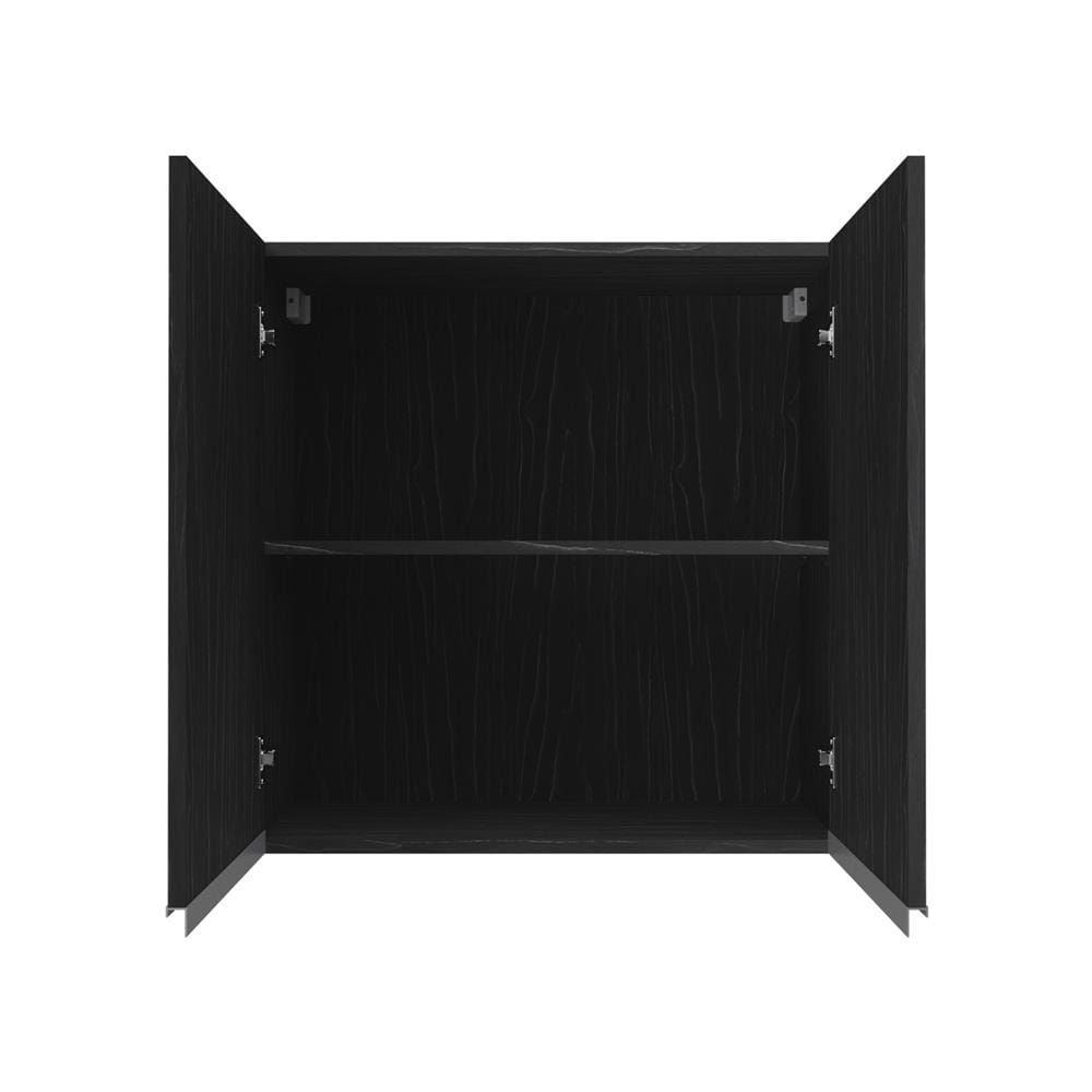 ตู้แขวนคู่ JUPITER CHACOAL OAK 80x80 ซม. สีดำ