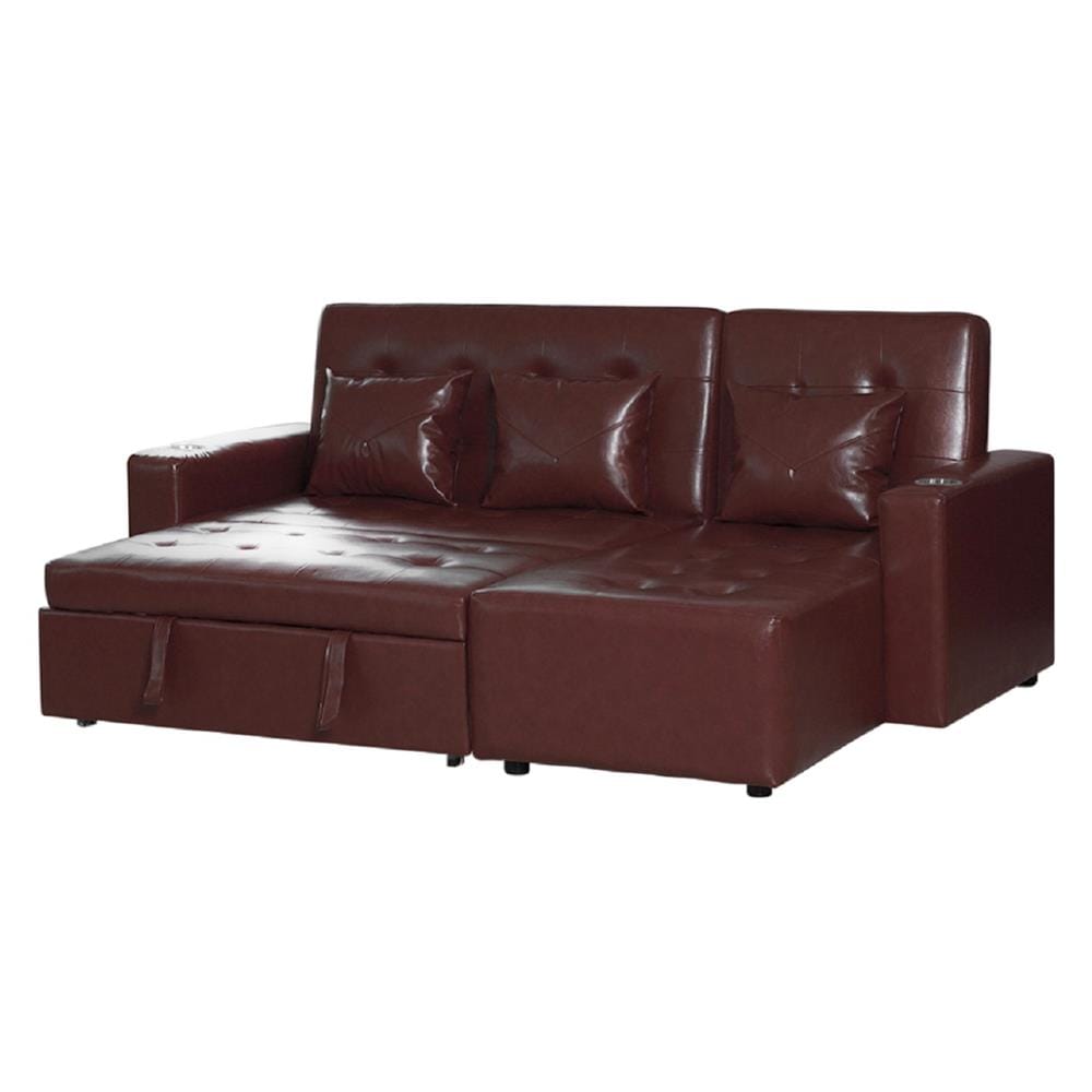 โซฟาเบด AS FURNITURE ALICE LBWB22 สีน้ำตาลเข้ม