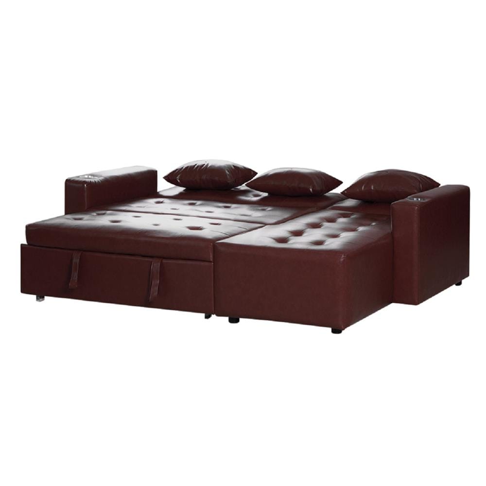โซฟาเบด AS FURNITURE ALICE LBWB22 สีน้ำตาลเข้ม
