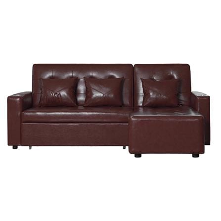 โซฟาเบด AS FURNITURE ALICE LBWB22 สีน้ำตาลเข้ม