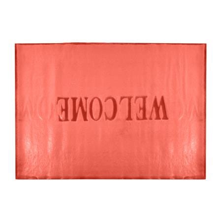 พรมเช็ดเท้าดักฝุ่น HOME LIVING STYLE WELCOME 120X180 ซม. สีแดง_5