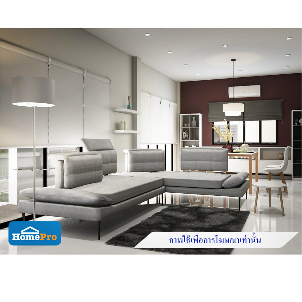 โซฟาเข้ามุมขวา BENETTA PALAZZO สีเทา