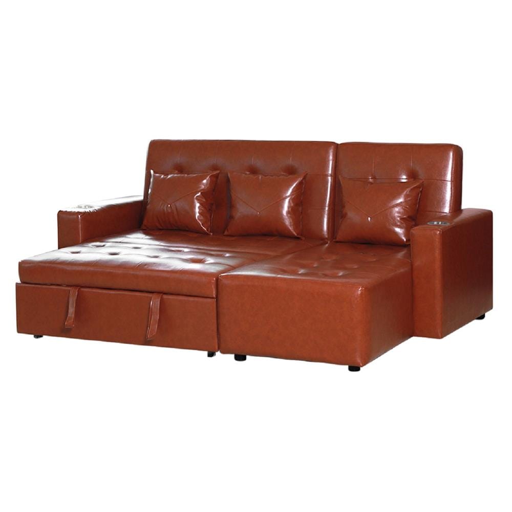โซฟาเบด AS FURNITURE ALICE LBWB21 สีน้ำตาลอ่อน