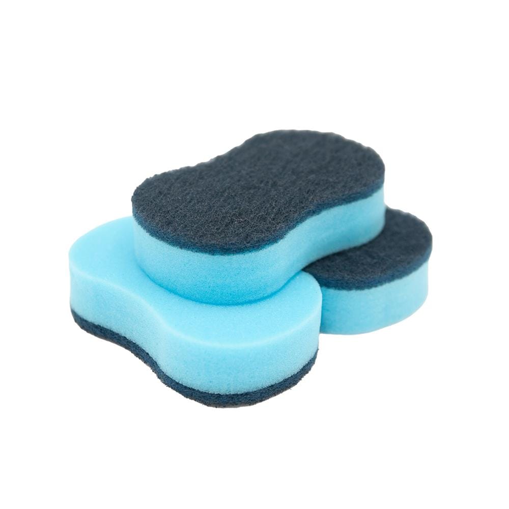 แผ่นใยขัดพร้อมฟองน้ำ MR.SMART HYGIENE PLUS HEAVY DUTY แพ็ก 3 ชิ้น