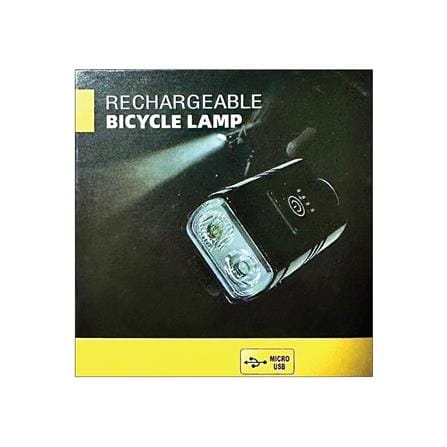 ไฟหน้าจักรยาน GRANDE RECHARGE BICYCLE LAMP QAB สีดำ_4