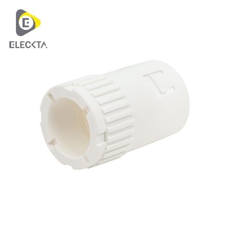 ข้อต่อท่ออ่อน ELECKTA 32 มม. สีขาว แพ็ก 2 ชิ้น_0